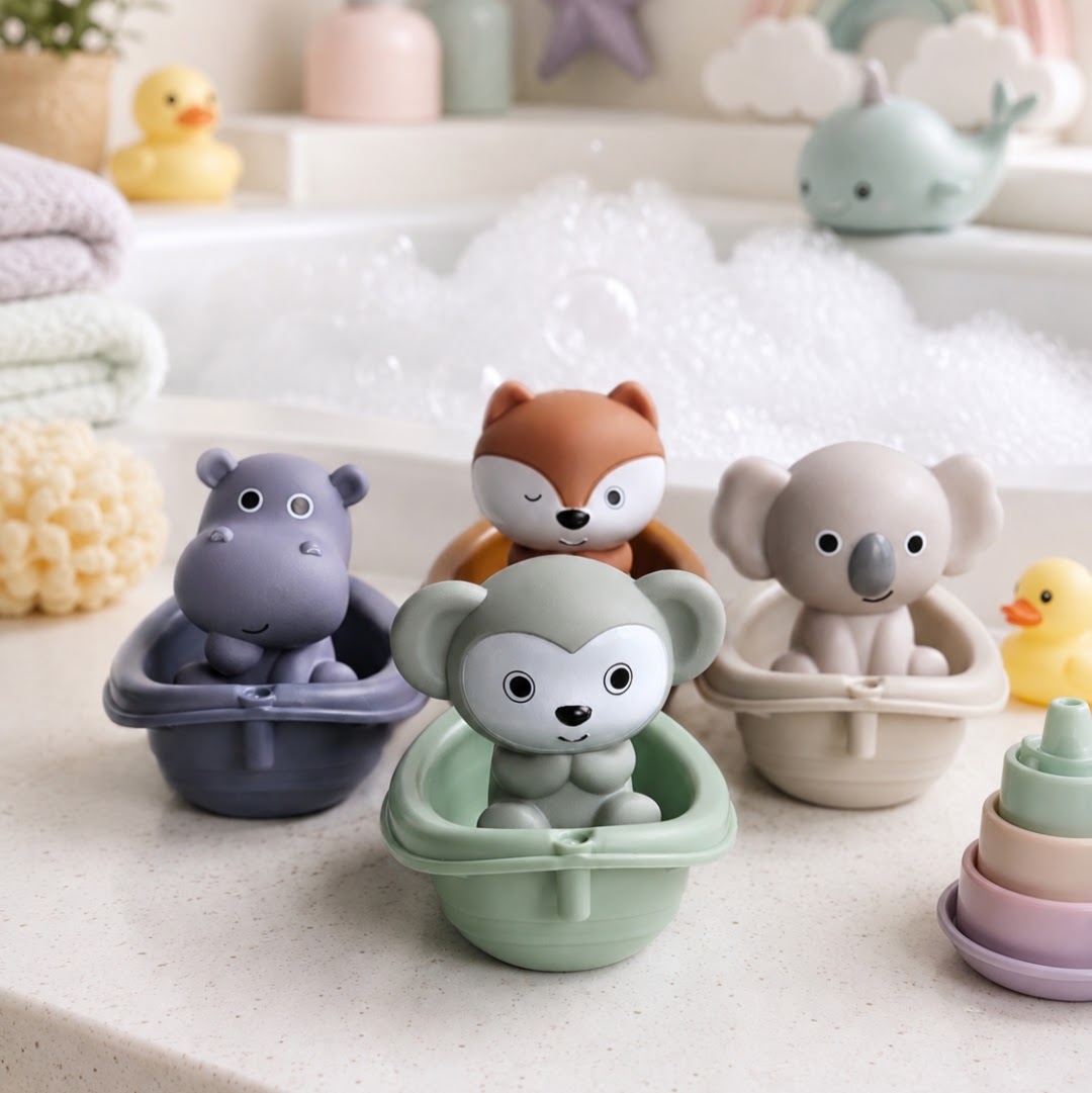 Natural Bubble Bath with Bath Buddie Toy