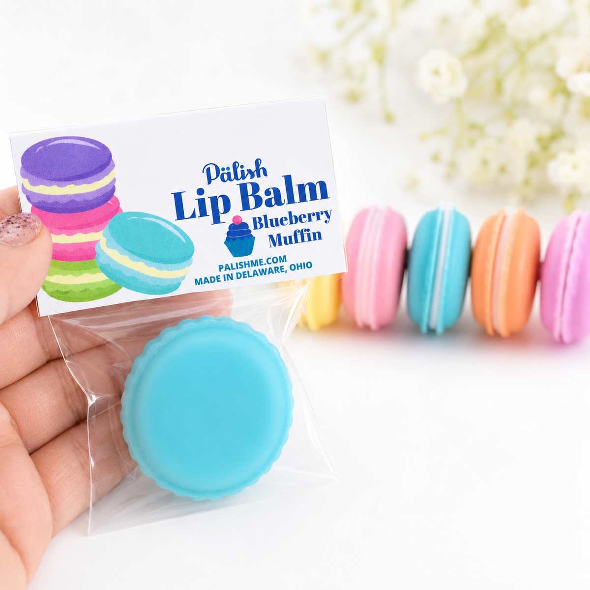 Natural Lip Balm – Macaron Shape