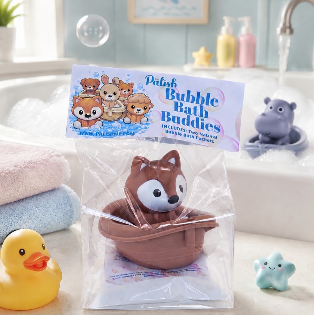 Natural Bubble Bath with Bath Buddie Toy