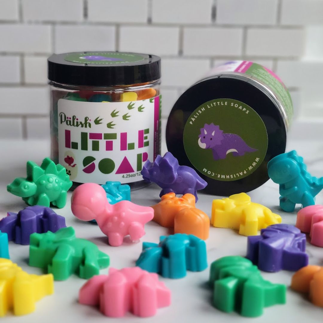 Dinosaur Mini Soaps – Fun, Fruity & Kid-Friendly Skincare